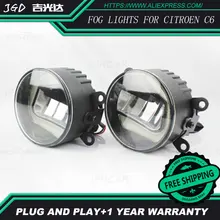 Per Citroen c6 LR2 Car styling paraurti anteriore fendinebbia LED ad alta luminosità fendinebbia 1 set