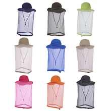 Уличная сетчатая рыболовная шляпа противомоскитная шляпа для мужчин и женщин для горной охоты джунглей мед Пешие прогулки езда Защита от Солнца Бейсболка для горного туризма