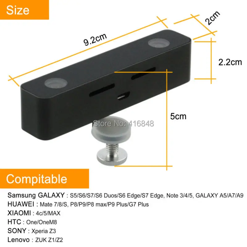  Double Dual lens 3D Video Android Telephone VR virtual reality Camera for Samsung GALAXY S5/S6/S7,HUAWEI P8/P9/P8 max/P9 Plus 