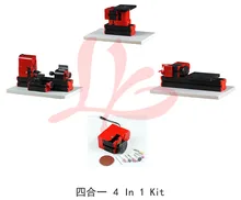4 in 1 Lathe machine Z4000,DIY drilling and milling machine for wood,aluminum and acrylic