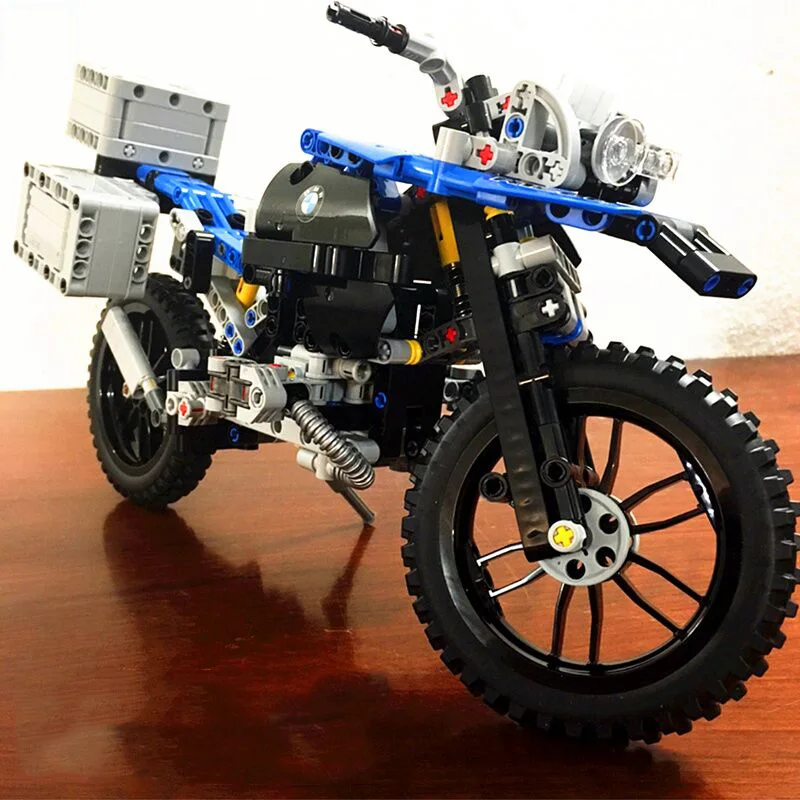 

20032 603PCS Technic Off-road Motorcycles R1200 GS Sets Compatible 42063 Model Advanced Building Toys Blocks Bricks Kits