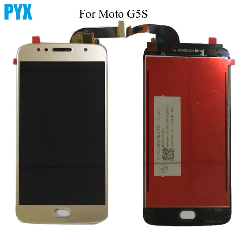 Протестированный Полный ЖК-дисплей для Motorola Moto G5S с сенсорным экраном XT1793 XT1794 XT1792