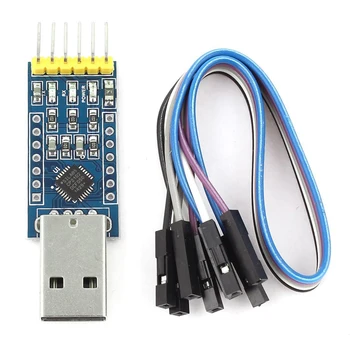 

CP2102 USB 2.0 to UART TTL 6PIN Module Serial Converter Adapter Blue+Silver