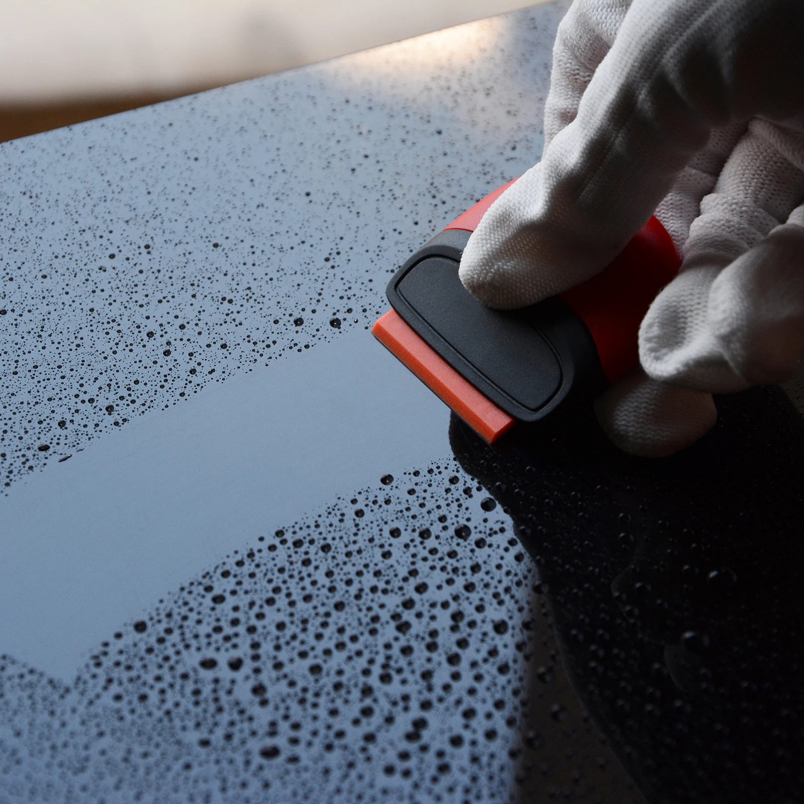 FOSHIO Car Tools Razor Scraper Carbon Fiber Vinyl Sticker Remover Wrap Squeegee Scraper Auto Wrapping Foil Film Car Accessories