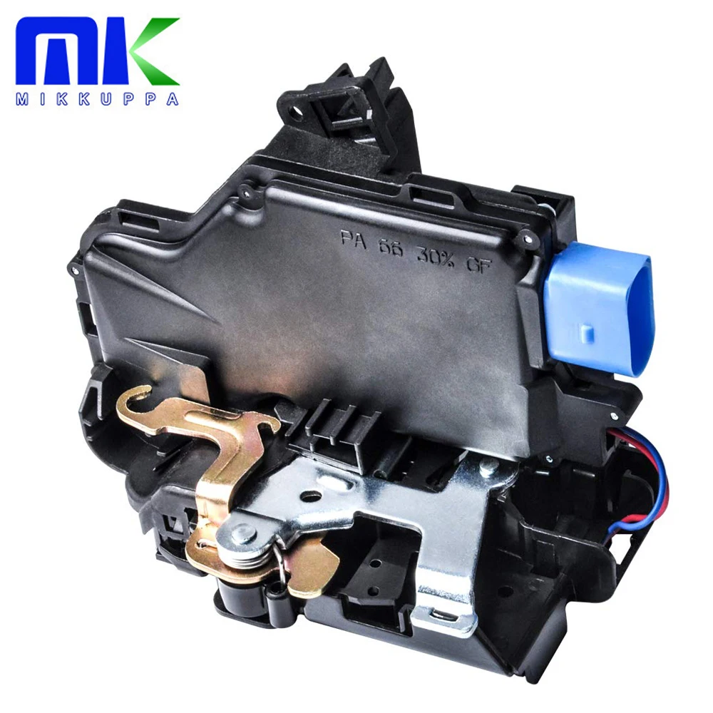 

MIKKUPPA Door Lock Front Right lock actuator with central locking for Volkswagen GOLF J etta T ouareg Touran 3D1837016