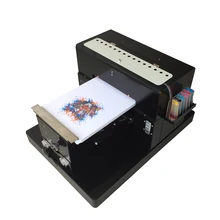 A3 размер DIY футболка планшетный принтер цифровая печатная машина для печати футболка ткань с функцией тепла