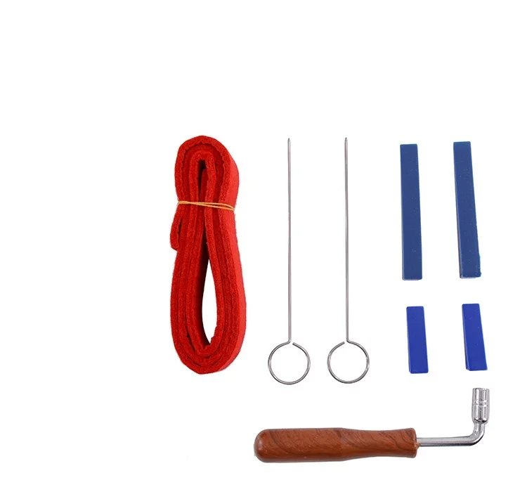 

7pcs Piano Tuning Tools Piano Tuning Lever Tools Kit Long Short Mute Hammer DIY Set Piano Part For Tuning or Repair