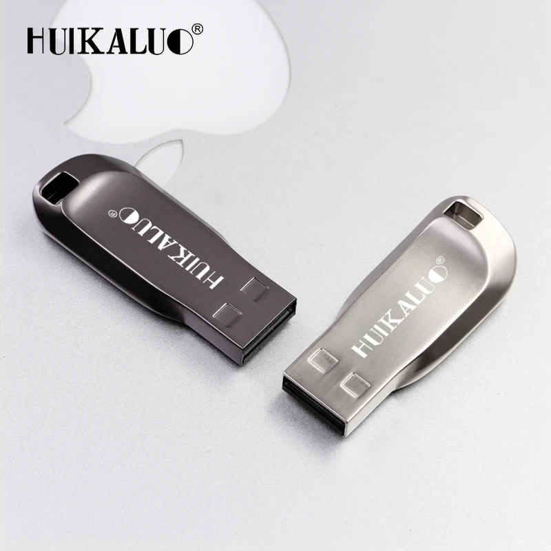 Huikaluo USB флэш накопитель металлический Флешка 64 Гб новый cle memoria usb 32 ГБ 16 8 4 для