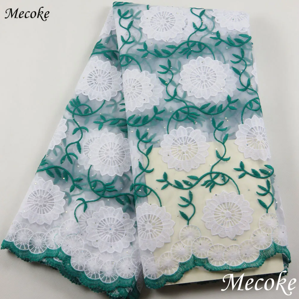 

2019 deep green african cord lace wine High quality french lace fabric Royal Blue African mesh lace fabric for nigerian wedding