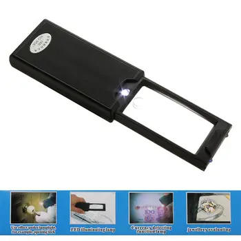 

With LED Light Magnifying Glass Watch Repair Tool Magnifier For Reading
