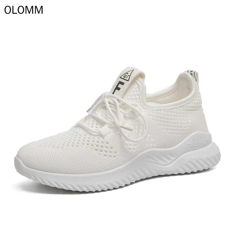 

2019 New White Shoes Woman Sneakers Flat Shoes Spring Summer Mesh White Sneakers Women 2019 Running Shoes Women Gym Shoes