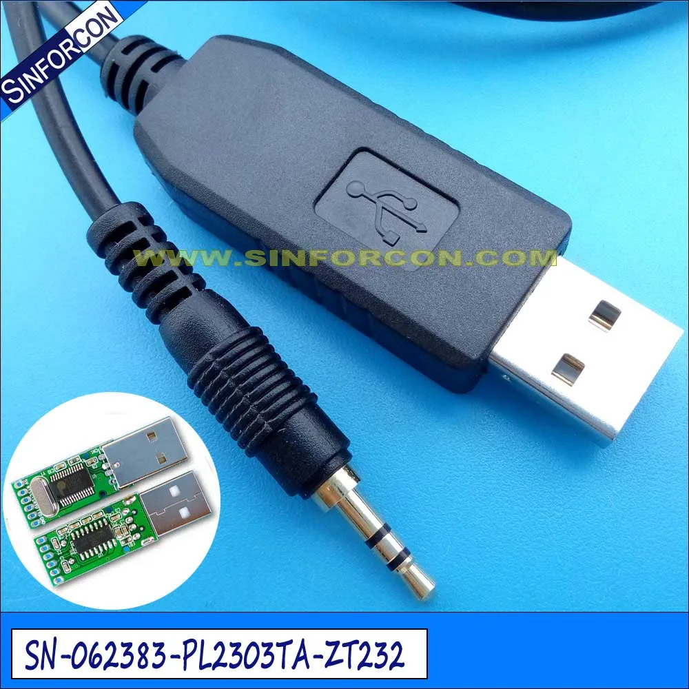 Win10 pl2303ta USB RS232 конвертер с 2 5 мм мини разъем TRS последовательный адаптер