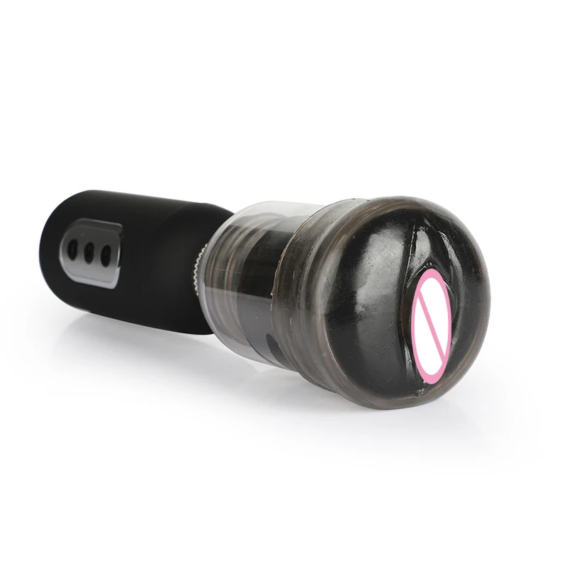 Electric Penis Pump Exercise Masturbation Cup Penis Enlarger Masturbator Aircraft Cup Realistic Vagina Pussy Cup Sex Toy for Men