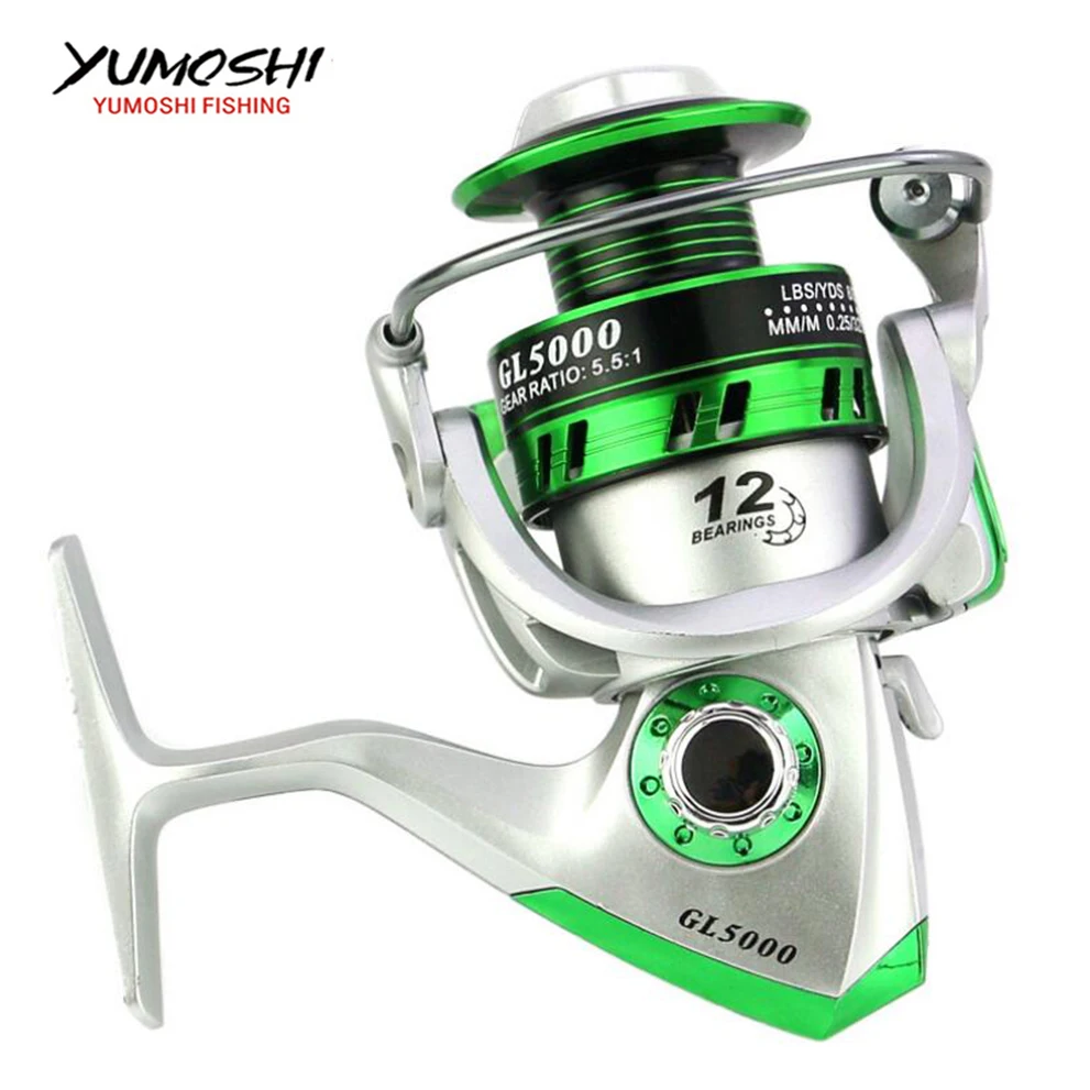 Новое поступление Рыболовные катушки yumoshi 12bb стандартная серия 5 5: 1 рыболовные
