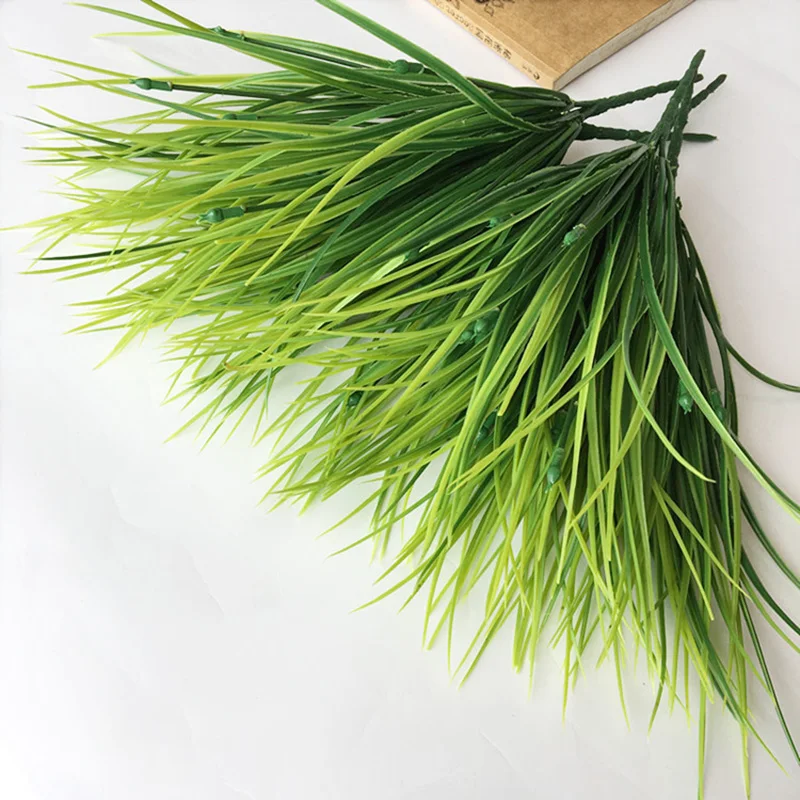 

2019 Artificial Grass Plastic Artificial Plants Flower Plastic Flower Fake Plants Wedding Home Decoration Sztuczne Kwiaty