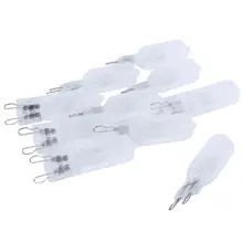 Горячая распродажа 10 x G9 галогенный светильник лампа светильник ing 25W теплый белый