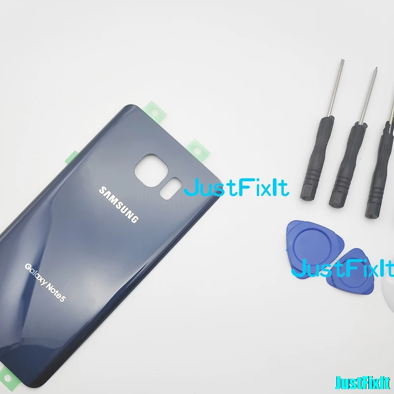 Для samsung Galaxy Note 5 Note5 N920 N920F Задняя крышка батареи чехол Замена двери батареи задняя крышка