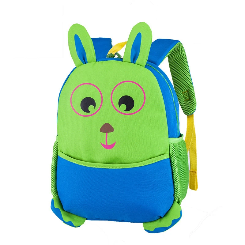 Cute Anti lost Backpack Cartoon Rabbit Kindergarten Kids Backpack Children Animals School Bags
