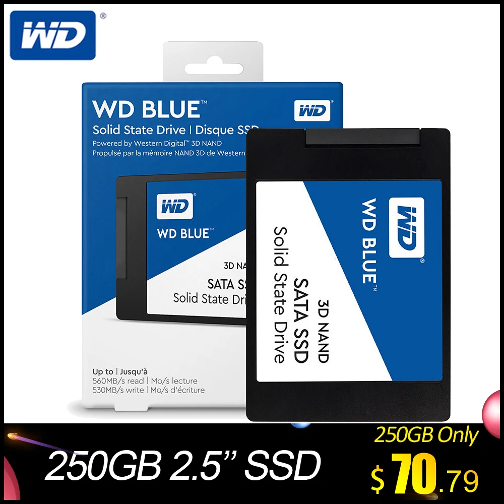 Western Digital 3D Nand Ssd Blue 500Gb 2 5 Sata Expodesignsnc