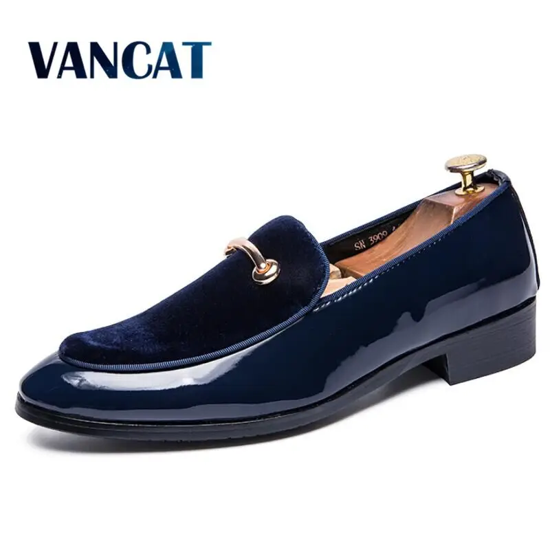 2019 New Metal Design Fashion British Style Men's Casual Shoe Suede Loafers Luxury Men Dress shoes Oxford Shoes Big Size 38-48 | Обувь