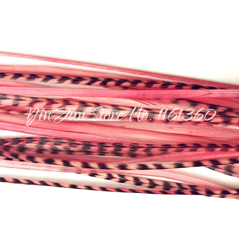 Укладка волос "-12" 10 шт. крашеный светильник коралловый красный ЕВРО гризли перо аксессуары для наращивания волос перо волосы Омбре инструменты для волос
