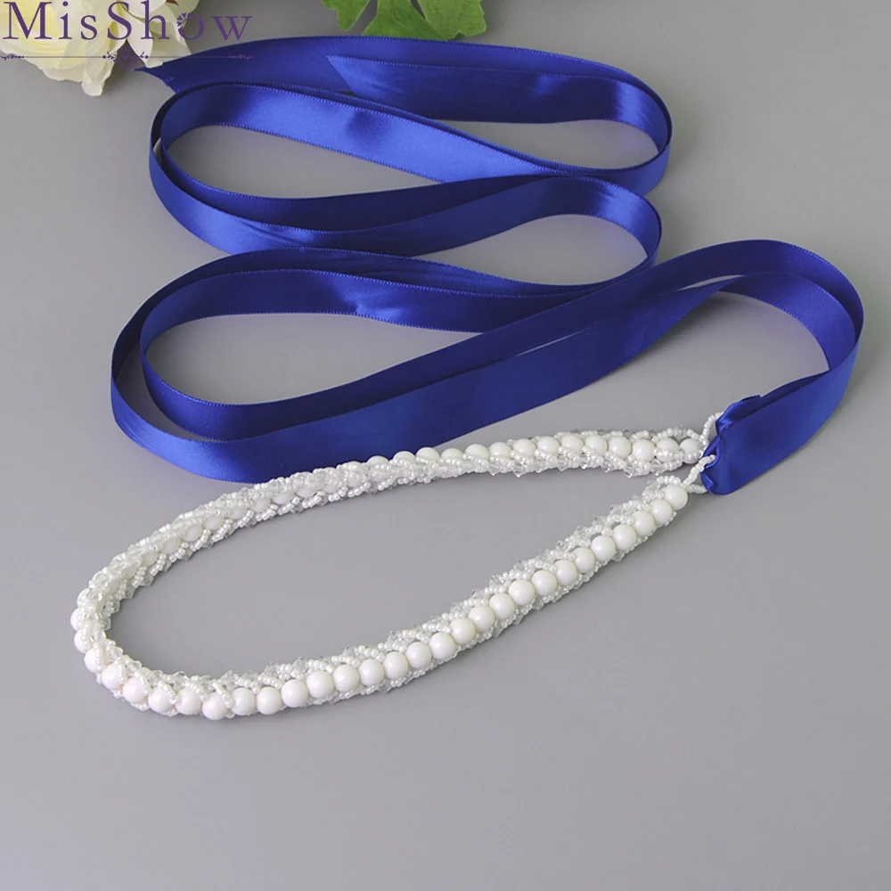 

Top Sale Wedding Belts Sashes Pearls Beaded Evening Party Gown Dresses Wedding Accessories Bride Waistband Bridal Sashes Belts