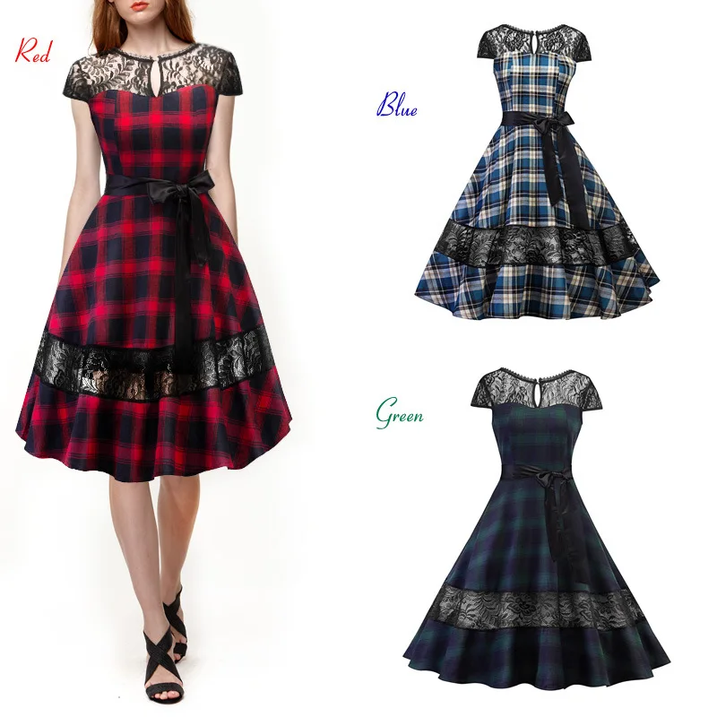 retro dress 50s 60s vintage rockabilly swing