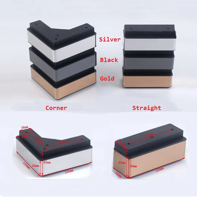 2Pcs/Lot Square Corner Sofa Furniture Feet Foot Leg Coffee Tea Bar Foot| Furniture Accessories| - AliExpress