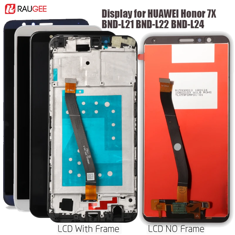 

Display For Honor 7X LCD Display Touch Screen Assembly Replacement for Huawei Honor 7X Screen Honor7X BND-L21 L22 L24 Display