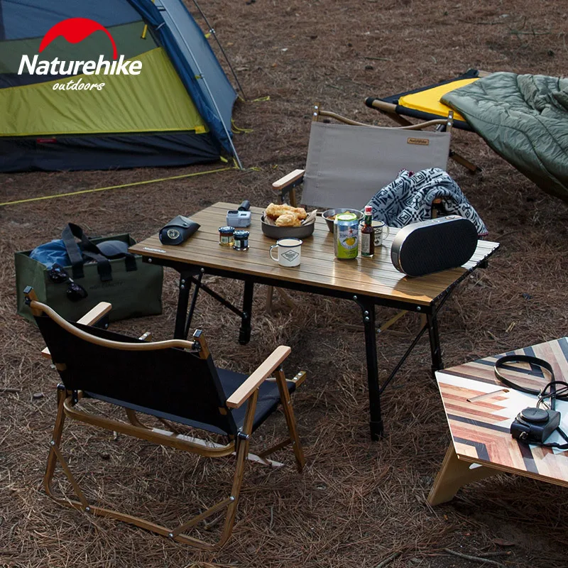 Naturehike барбекю стол для пикника Открытый складной столик для кемпинга портативный полевой Кемпинг чайный столик