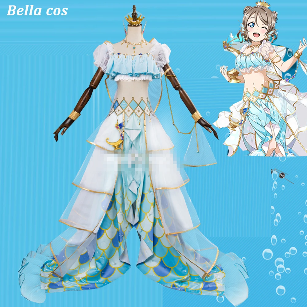 

New Lovelive Sunshine Mermaid Awaken Watanabe You cosplay costume dress halloween costumes for women Anime clothes outfits cos