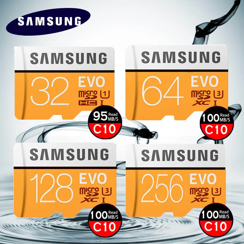SAMSUNG EVO plus Micro SD карты 128 ГБ 32 Class10 MicroSDHC MicroSDXC UHS-1 памяти 256 MicroSD 64 картао де memoria |