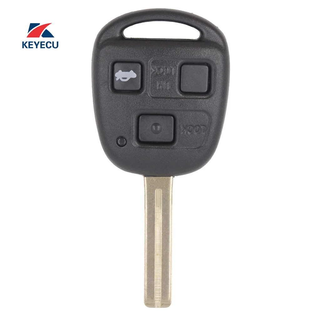 

KEYECU Replacement Remote Key With 3 Buttons 4D68 Chip 314.4MHz / Control Board FOB for Lexus RX330 RX350 RX400h RX450h HYQ12BBT