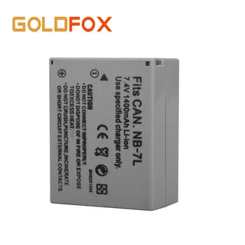 

Goldfox 1400mah NB7L Camera Battery For Canon PowerShot G10 G11 G12 SX30IS NB-7L Battery NB 7L