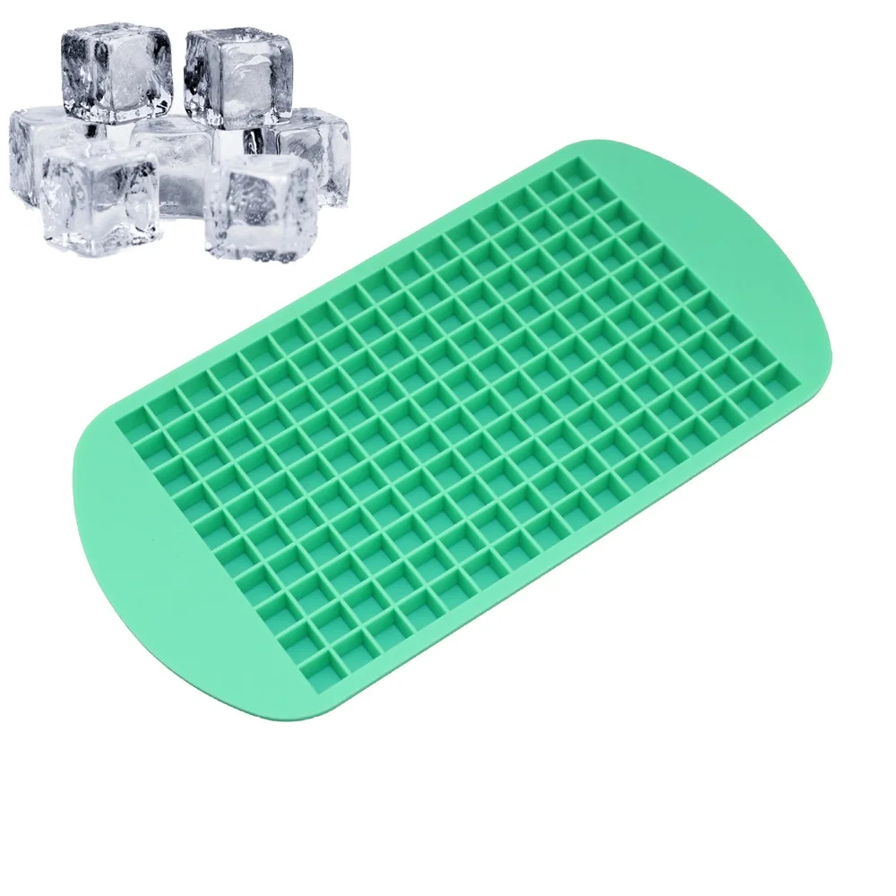 160 Gids силиконовые замороженные кубики льда мини квадратный лоток для льда фрукты плесень льда для льда Куб барный пудинг контейнер кухня