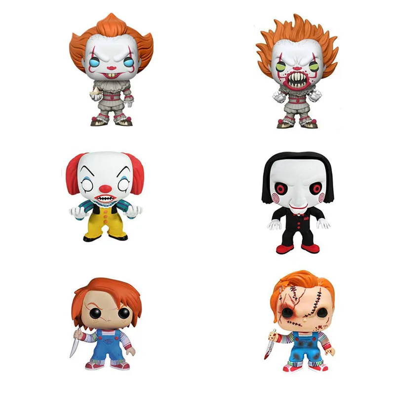 

Funko POP Stephen King's It Pennywise & CHUCKY action Figure model collectible PVC Model Toy for children gift