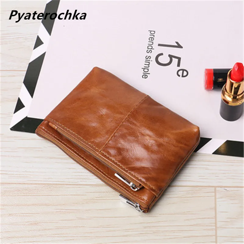 

Pyaterochka Brand Genuine Leather Wallet Women Small Short Wallets Purses Money Bag Fashion Card Holder Coin Pocket Standard