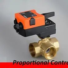 3 способа 24VDC/AC 1/" до 2" ВКЛ/ВЫКЛ пропорциональный модулируя моторизованный электрический шаровой кран