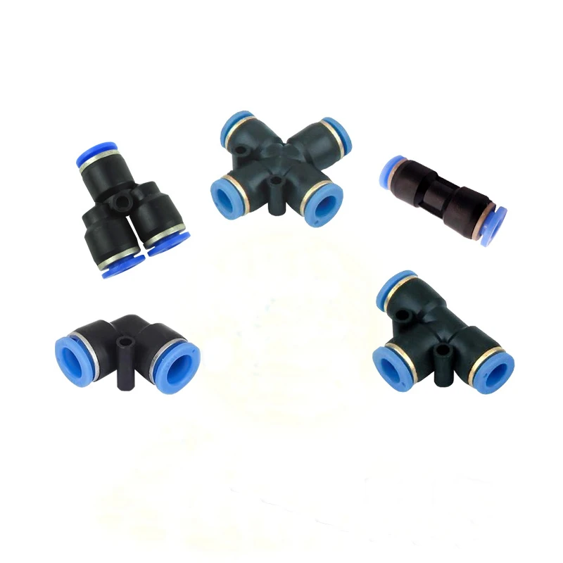 

wholesale 100 pcs aquarium co2 generator quick joint connector for co2 trachea air tube 4*6mm