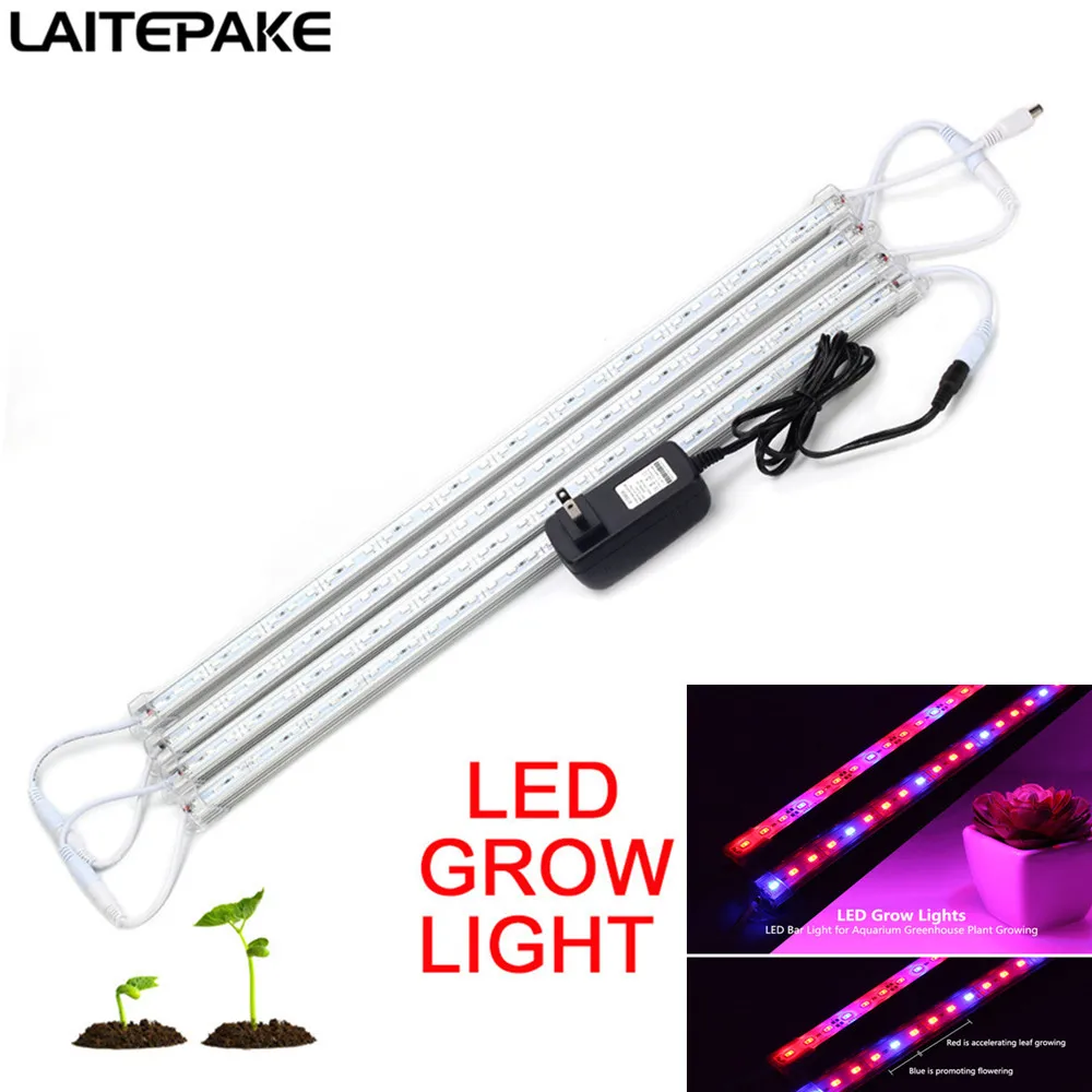 Led Grow Light Full Spectrum AC85 265V Tube LED Indoor Plant Lamp