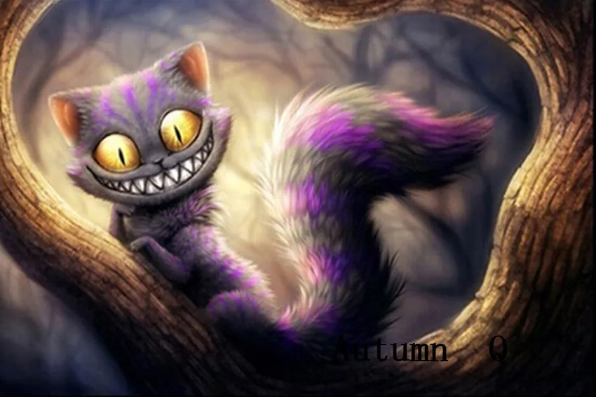 Diy Berlian Bordir Kartun Musang Cross Stitch Mosaik Dari