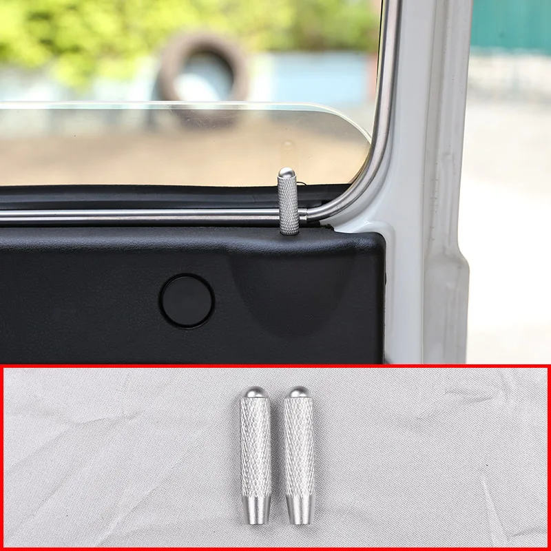 

Aluminum Alloy Car Door Lock Decoration Cover Trim For Lada Niva Car Accessories 2pcs