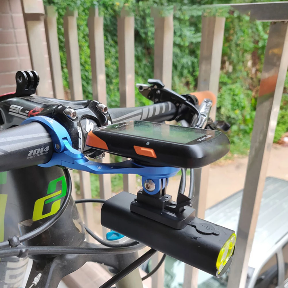 

Portable Flashlight Lamp Mount Durable Adapter Extender Bracket Firmly Convenient Bike Light Holder Connect Bicycle Accessories