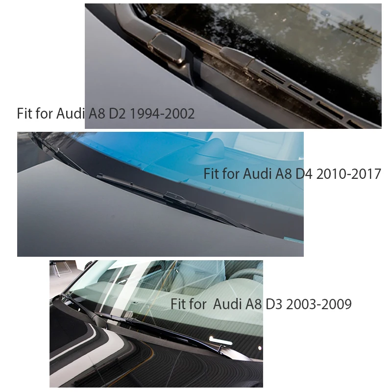 BOOMBLOCK 2 шт. высококачественные дворники лобового стекла лезвия для 1995- Audi A8 D2 D3 D4 аксессуары