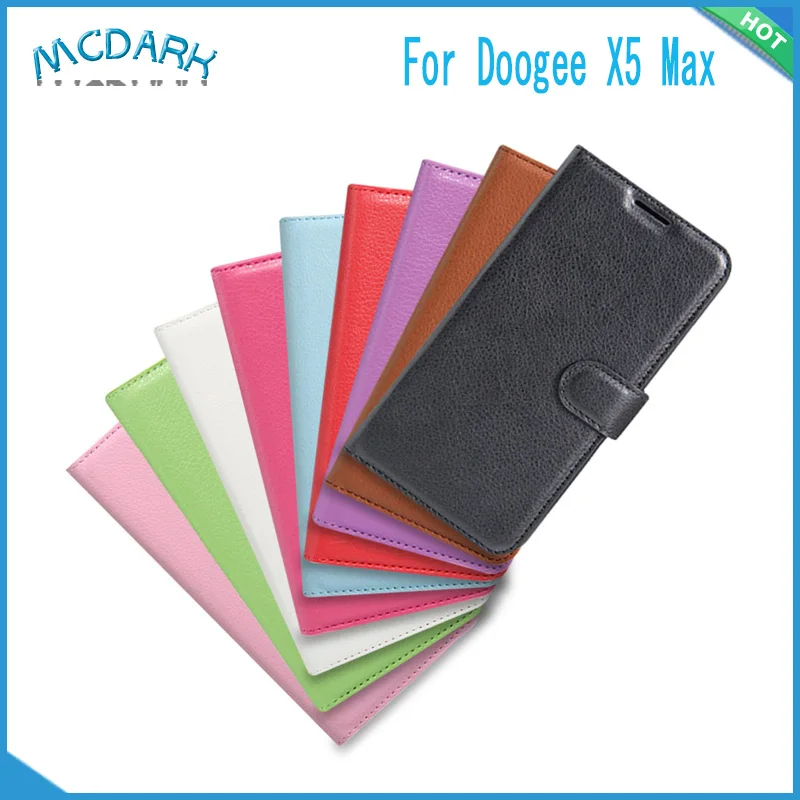 

Mcdark 5.0inch For Doogee X5 Max Pro Wallet Case With Silicone Case For Doogee X5 Max Leather Cover Flip Case with Stand Holder