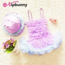 Aipbunny/цельнокроеные костюмы с оборками, Детские бикини-пачки для маленьких девочек,, купальный костюм, купальный костюм, одежда