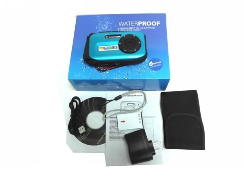 HD водостойкая камера цифровая 16MP 2,7 'фотокамера 8x Zoom Instax Camara De Fotos Anti-shake Video видеокамера 1080P CMOS