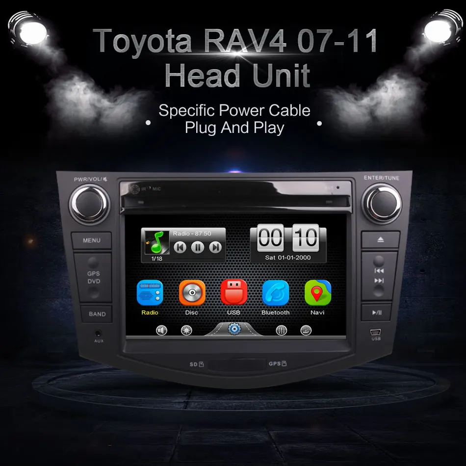 Car In Dash 2Din DVD Player GPS Navi Radio Bluetooth Head Unit Stereos