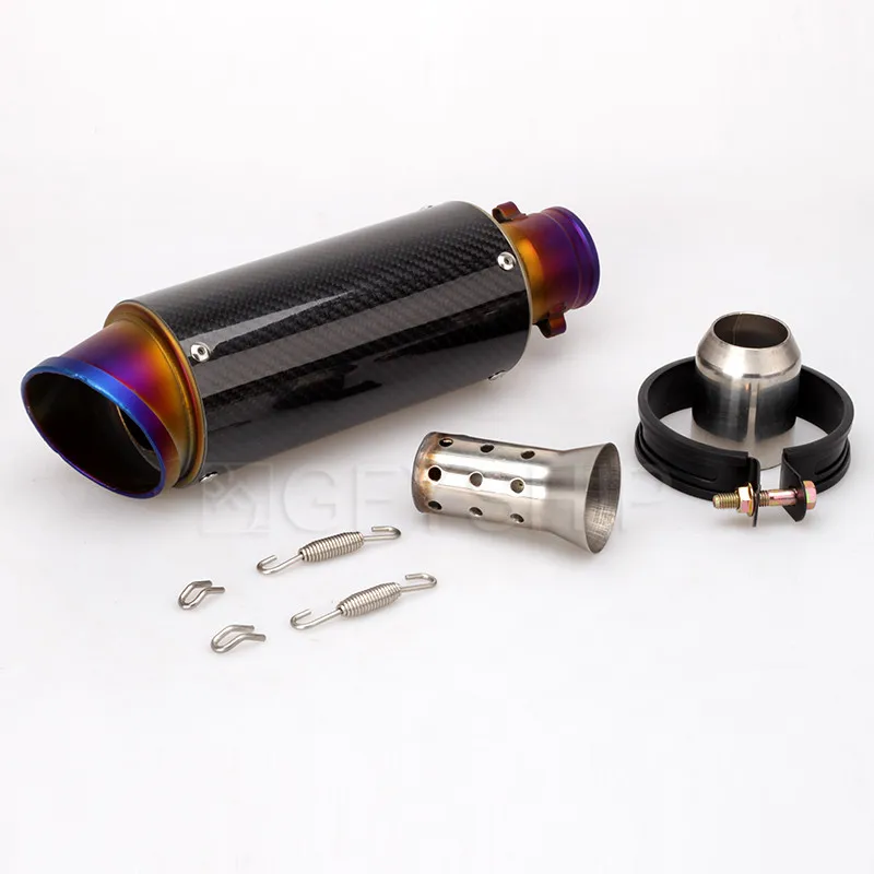 Motocicleta Universal de Escape Akrapovic tubo silenciador Pit Bike escapar de la olla para SC proyecto para Yamaha XT 600 FZ6 MT03 R6 ER6N Z750