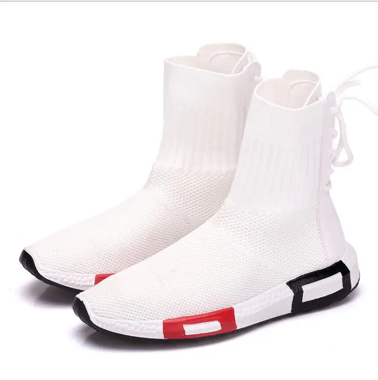 

Summer Athletic Sneakers For Women Breathable Mesh Sport Shoes Girls Outdoor Super Light Running Shoes White Black stocking